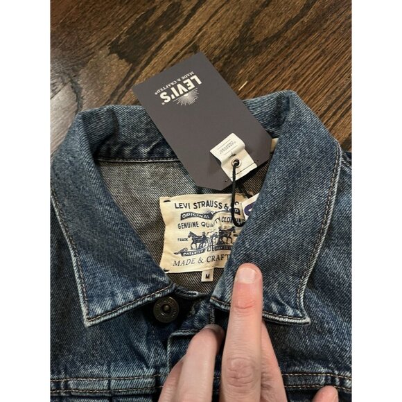 NWT Levis Made and Crafted LMC Type II Worn Trucker Jacket 289430019 Mens Sz M - Picture 4 of 8